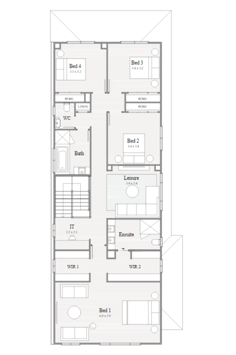 Narrow Block House Designs | Clarendon Homes